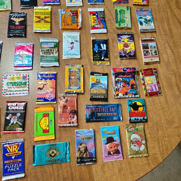 1990s Trading Card Packs Lot of 14 Unopened - Picture 7 of 8